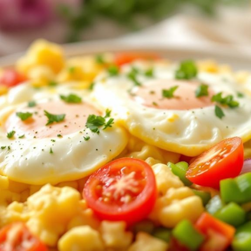 Egg & Veggie Breakfast Plate - Fresh Start 30: A Journey To Better Health